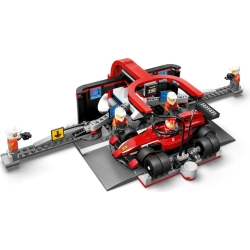 Lego City F1® Pit stop i mechanicy z bolidem Ferrari 60443